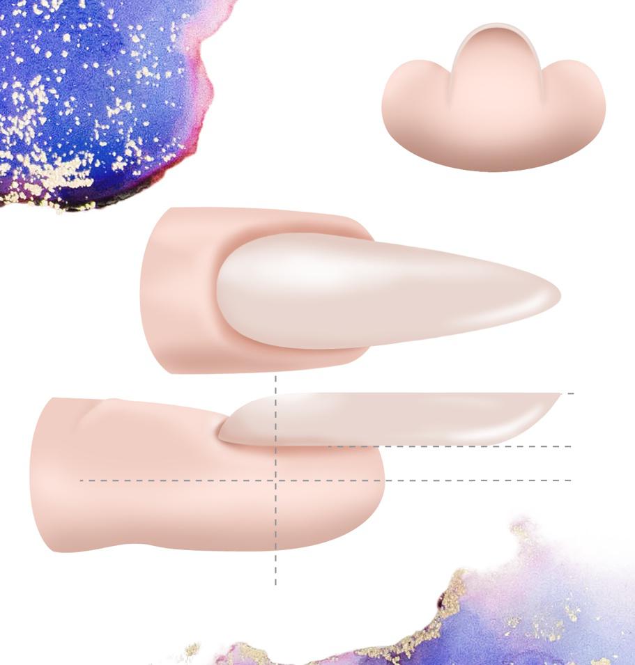 Migdał rosyjski – poprawna architektura paznokcia